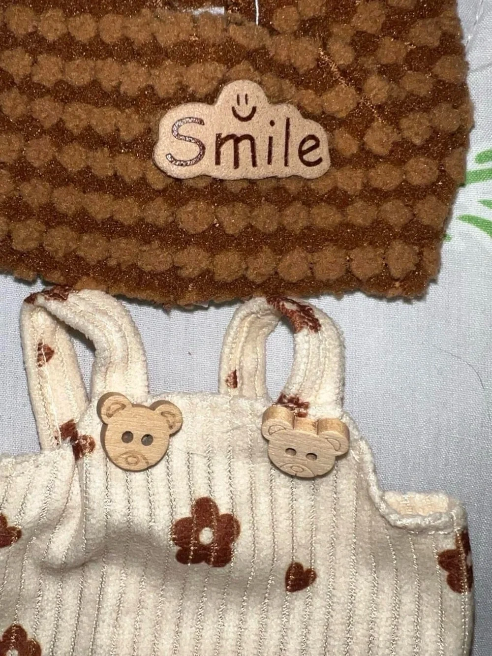 Labubu Floral Corduroy Set